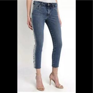 Joe’s madera cropped skinny jeans blue 26